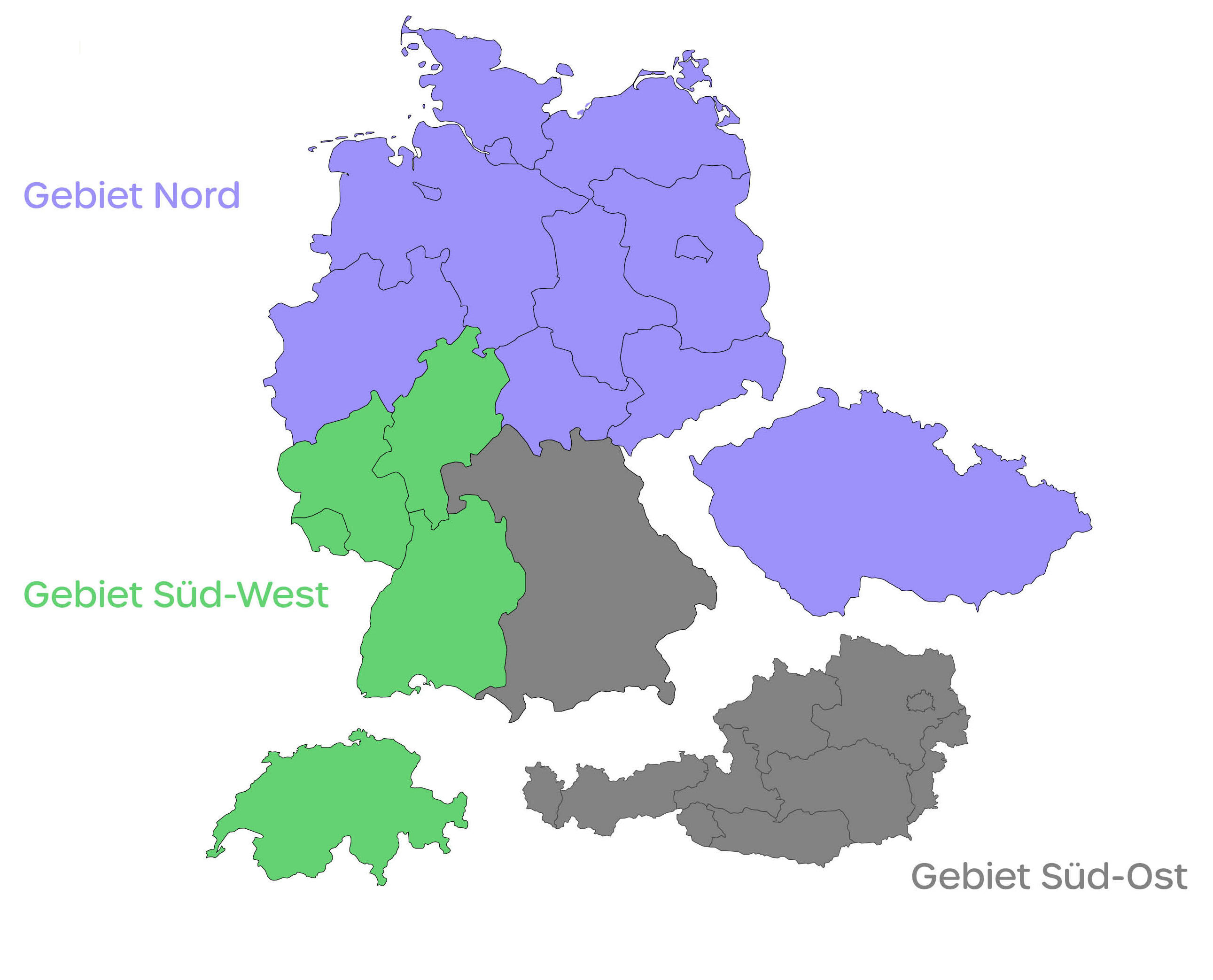 Regionen Deutschland