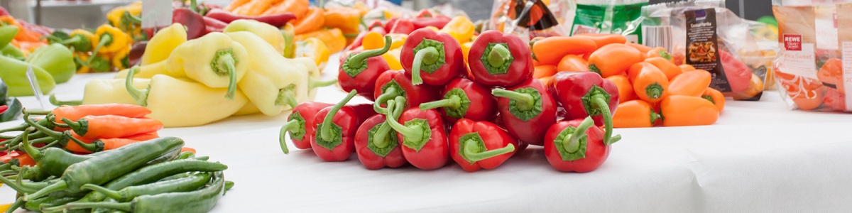 Vegetables on a table, during House Fair Spain